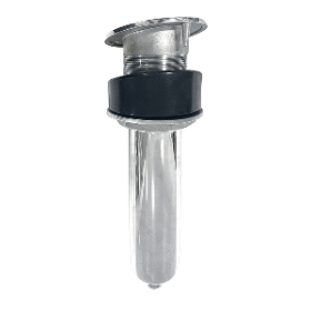 Tigress 10.5" 15-Degree Swivel Rod Holder - Screwless - Stainless Steel