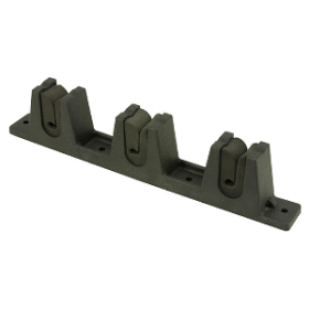 Springfield ABS Plastic Rod Holder - 3 Rod - Pair w/Bungee