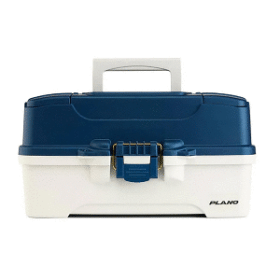Plano Three-Tray Tackle Box - Blue/White