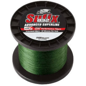 Sufix 832&reg; Advanced Superline&reg; Braid - 15lb - Low-Vis Green - 3500 yds