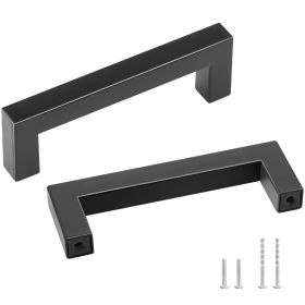 30 Pack Cabinet Pulls, 3.86in / 96mm Center to Center Slim Square Kitchen Cabinet Drawer